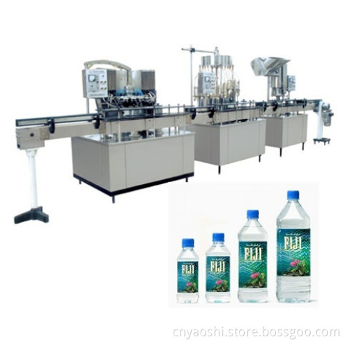 Small Bottle Washing Filling Capping Machine, Filling Water Machine